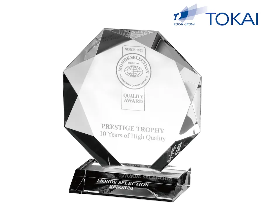株式会社TOKAIは、この度モンドセレクションを10年連続受賞した企業に贈られるクリスタル・プレステージ・トロフィーを初めて受賞